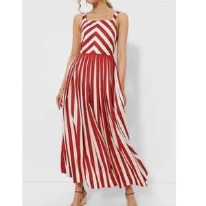 Tuckernuck Red and White Striped Maxi Dress
